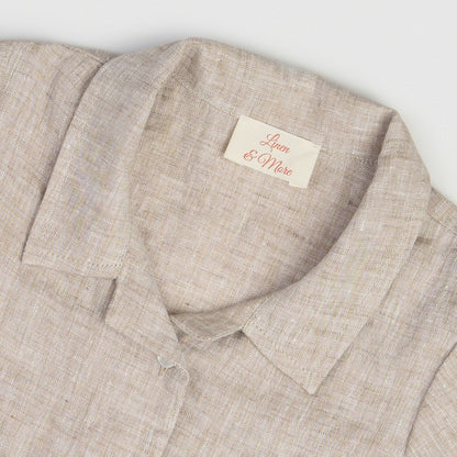 The Buttoned-Shirt Set Natural