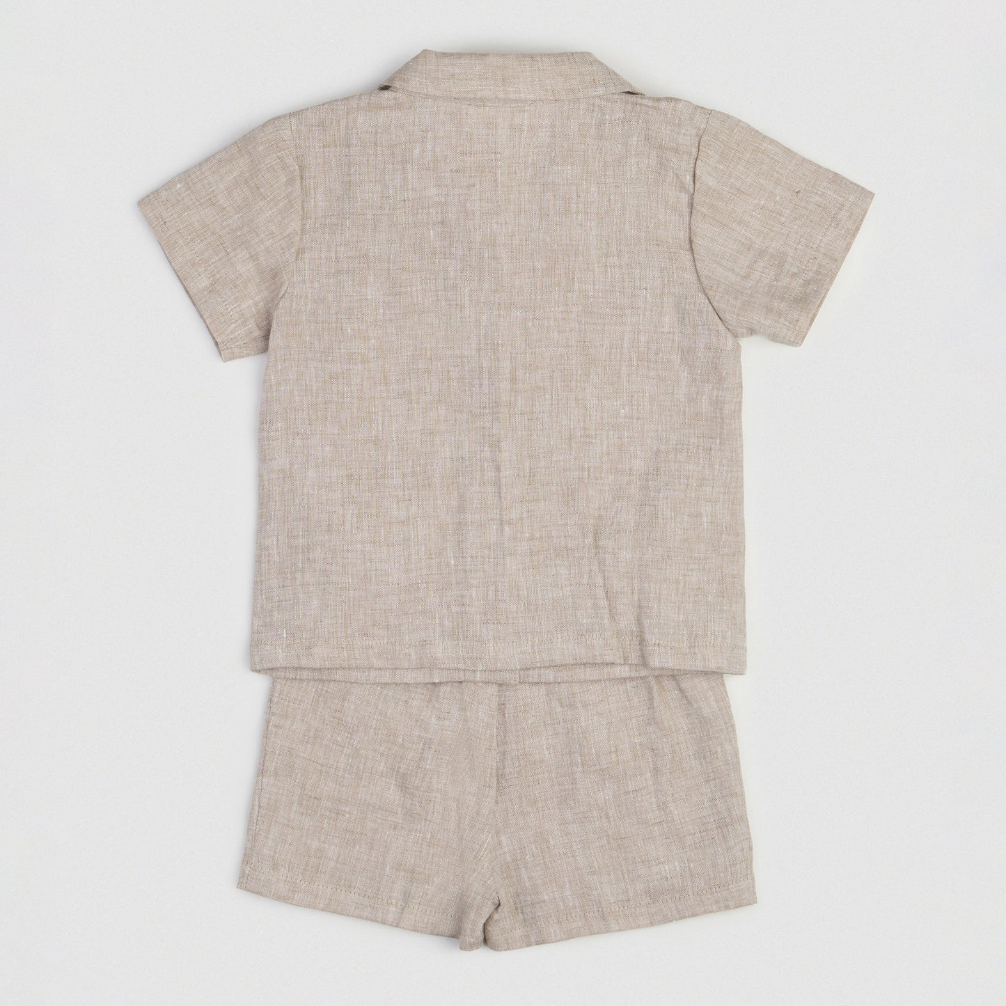 The Buttoned-Shirt Set Natural