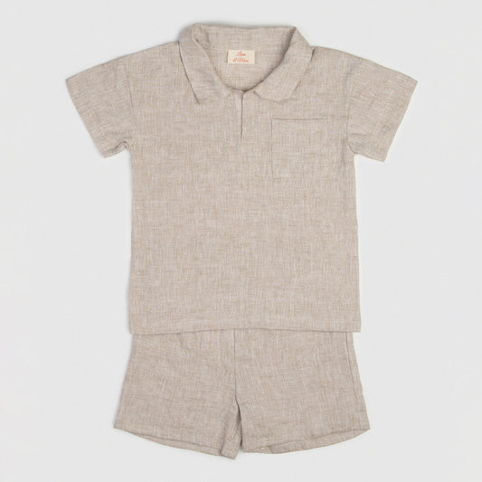The Classic Linen Set Natural