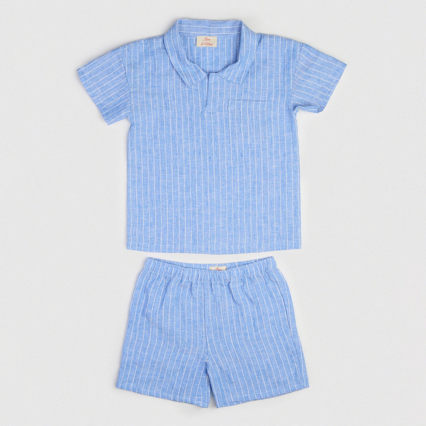 The Classic Linen Set Blue & White Stripe