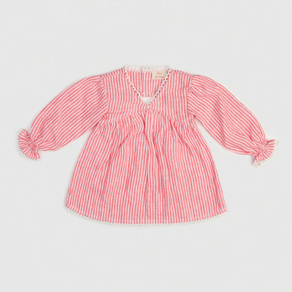The Classic Stripe Dress - Red & White Stripe