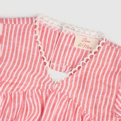 The Classic Stripe Dress - Red & White Stripe