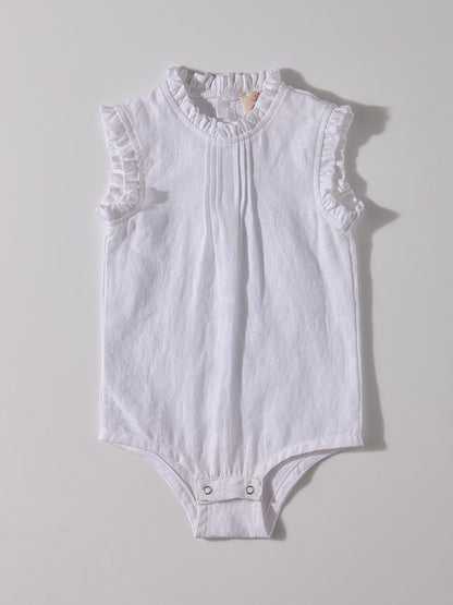 The Classic Romper White