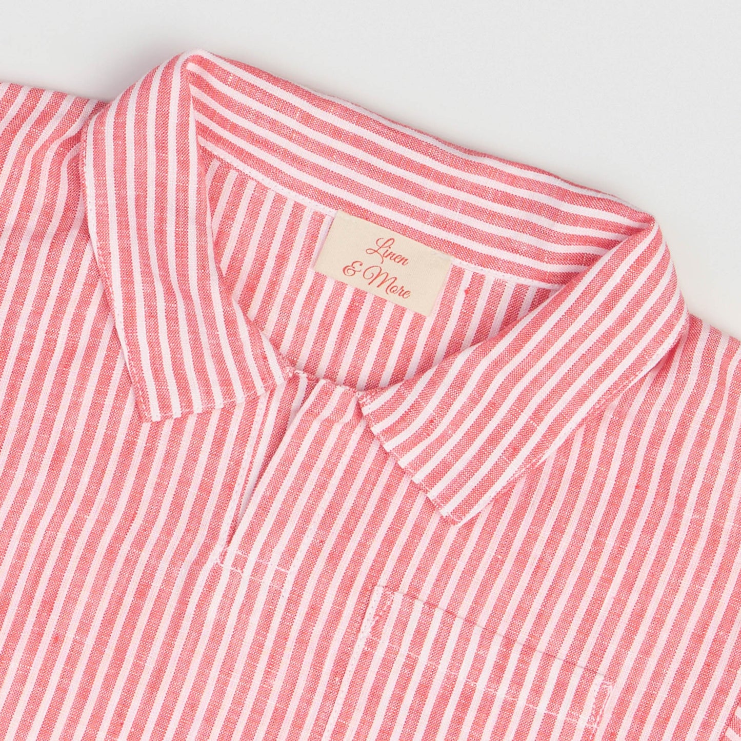 The Classic Linen Set Red & White Stripe