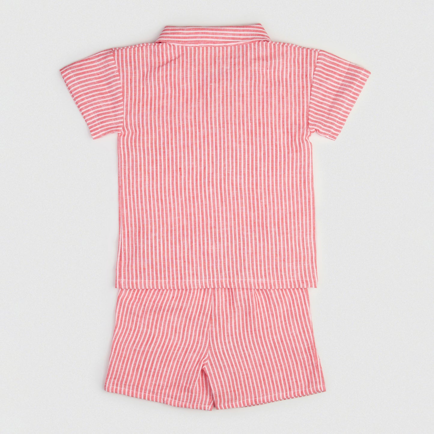 The Classic Linen Set Red & White Stripe