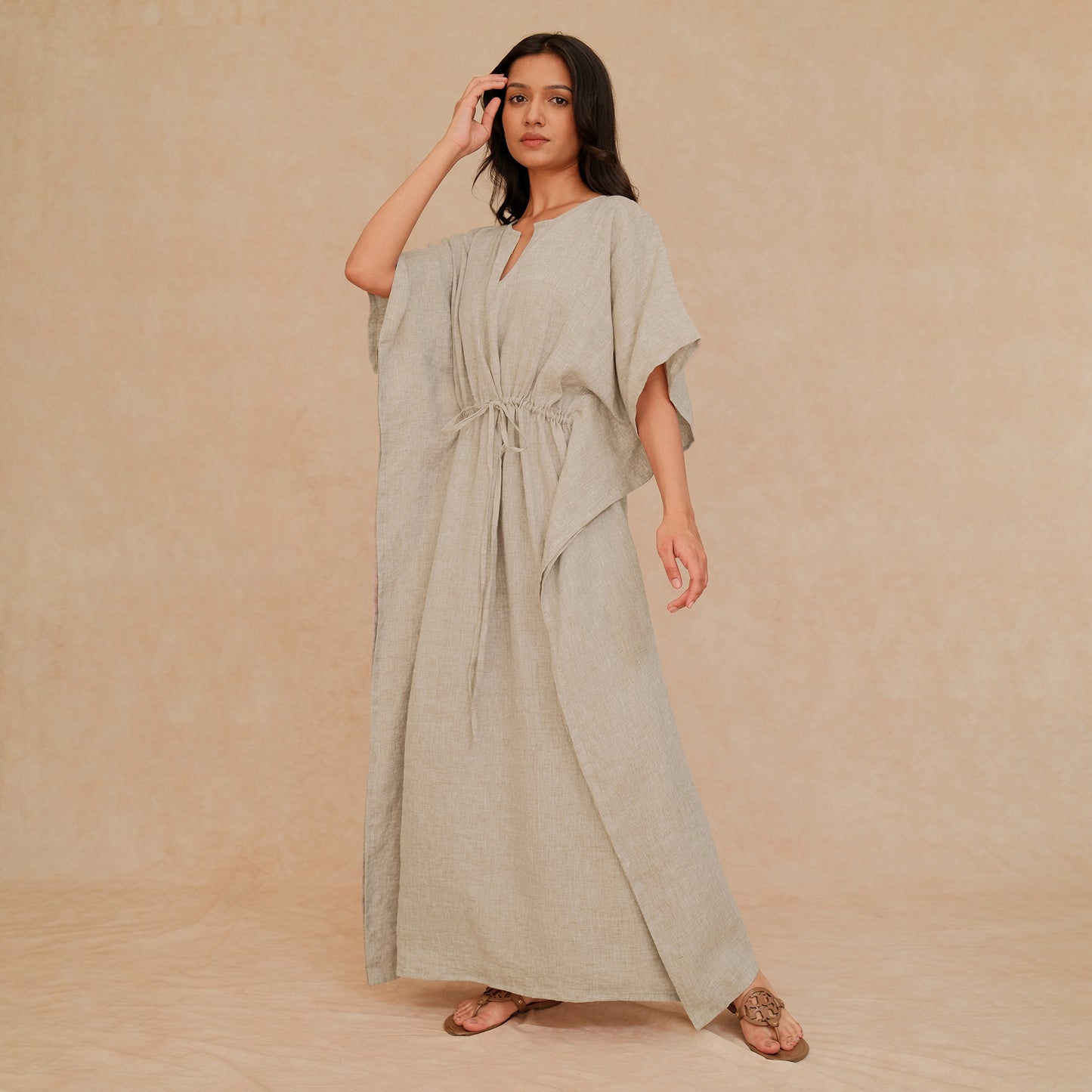 The Linen Kaftaan Natural
