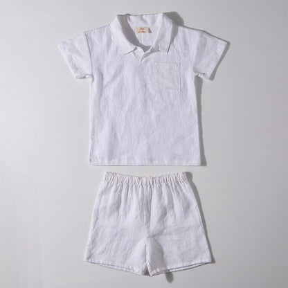 The Classic Linen Set White