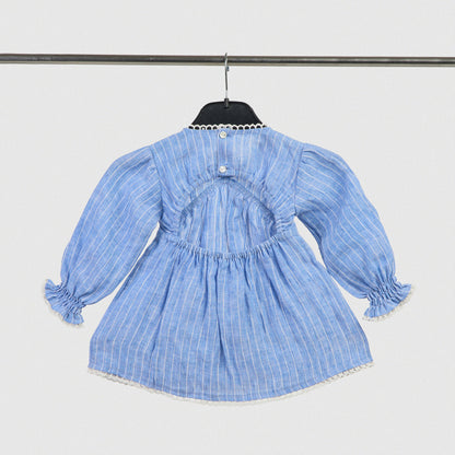 The Classic Stripe Dress - Blue & White Stripe