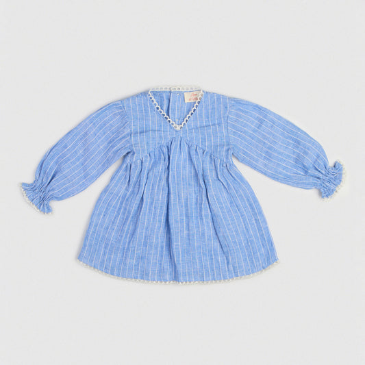 The Classic Stripe Dress - Blue & White Stripe