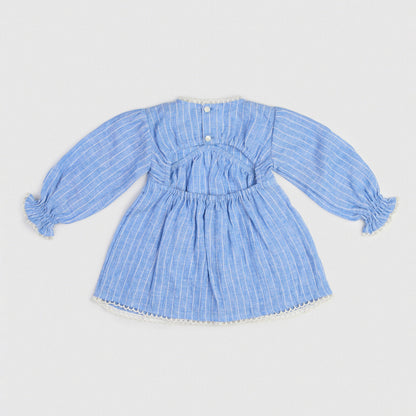 The Classic Stripe Dress - Blue & White Stripe